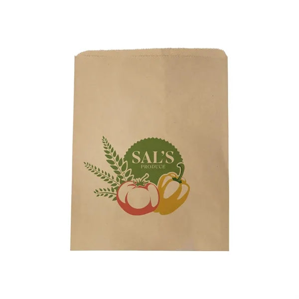 Natural Kraft Merchandise Bag - DIGITAL SPLASH