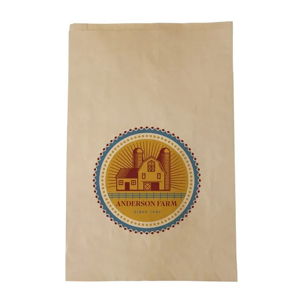 Natural Kraft Merchandise Bag - DIGITAL SPLASH
