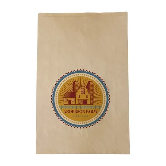 Natural Kraft Merchandise Bag - DIGITAL SPLASH