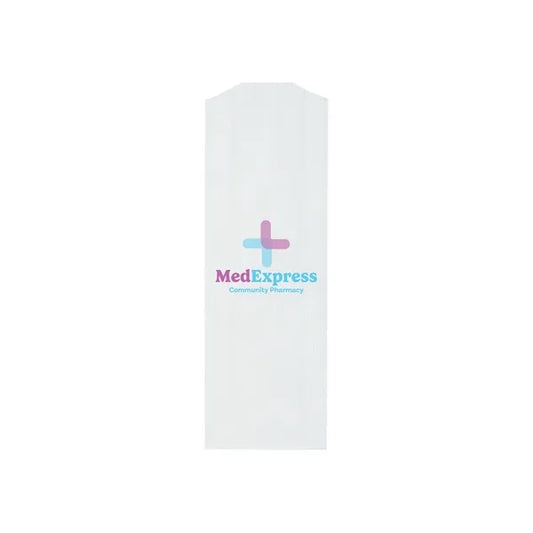 White Kraft Prescription Bag - DIGITAL SPLASH