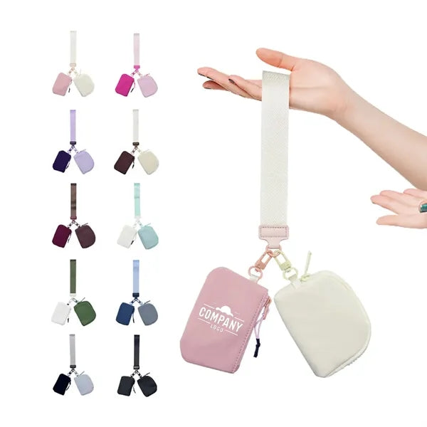 Mini Around Dual Pouch Wristlet