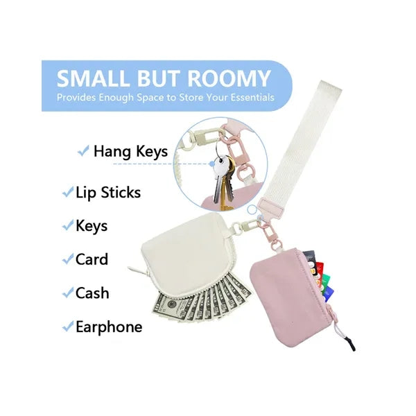 Mini Around Dual Pouch Wristlet