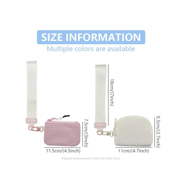 Mini Around Dual Pouch Wristlet