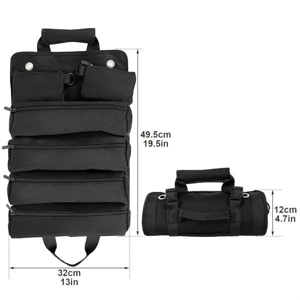Canvas Tool Roll Bag