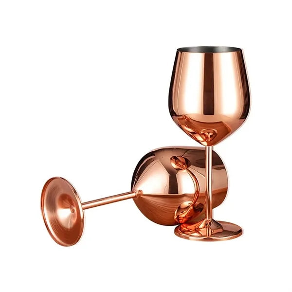 Wine Stainless Steel Glasses