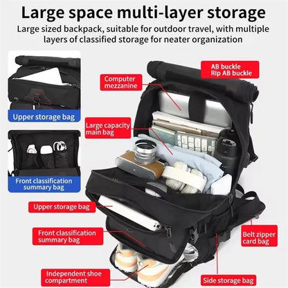 MOQ 1 pc 60L Travel Business Backpack