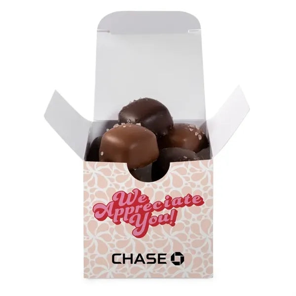 Sea Salt Caramels in Full Color Custom Box