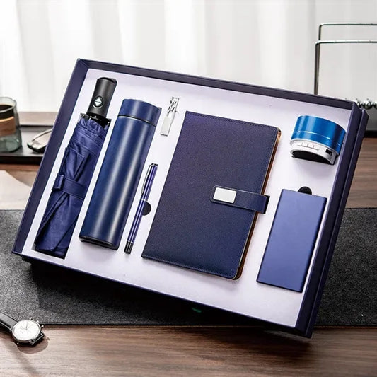 Leather Notebook Premium Gift Set