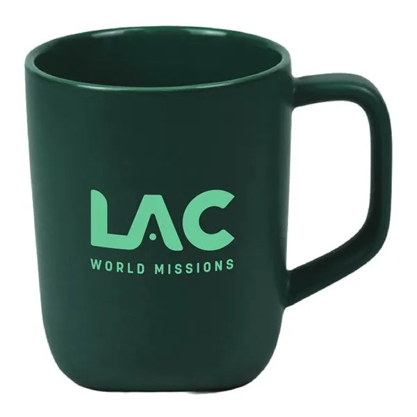 18 oz. Ceramic Mug with Triangle Bottom