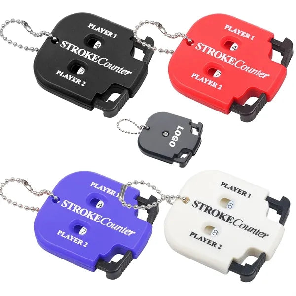 Mini Golf Score Counter Keychain