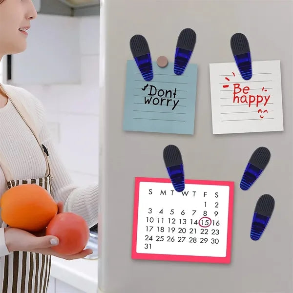 Plastic Refrigerator Magnet Clips