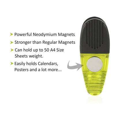 Plastic Refrigerator Magnet Clips