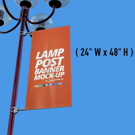Banner For Light Poles ( 24" W X 48" H )