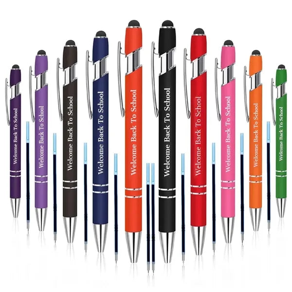 Ellipse Soft With Stylus-Laser Engraved-Metal Pen