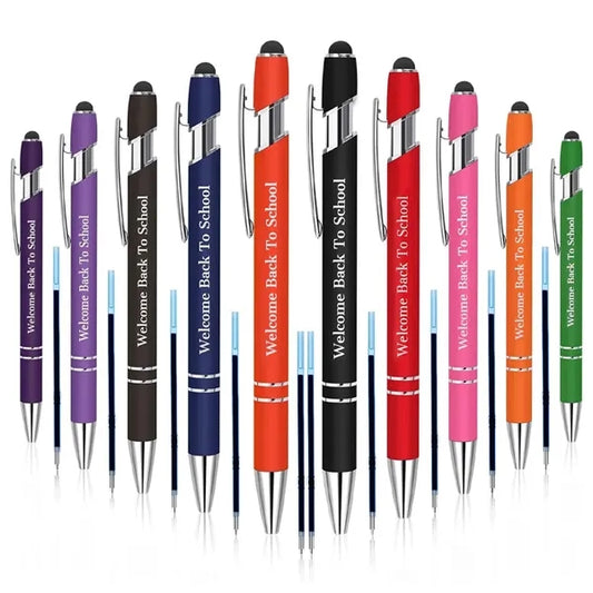 Ellipse Soft With Stylus-Laser Engraved-Metal Pen