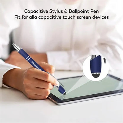 Ellipse Soft With Stylus-Laser Engraved-Metal Pen