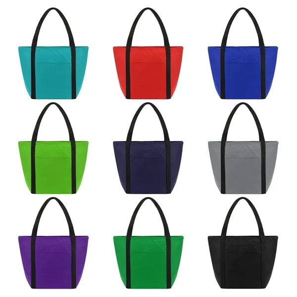 Custom Printed Insulated Zipper Cooler Bag