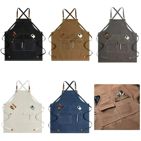MOQ 10 pcs Waterproof 16 OZ Canvas Apron