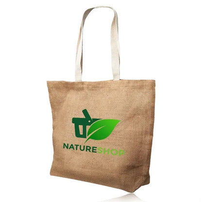 Natural Jute Fiber Carry-On Tote Bags