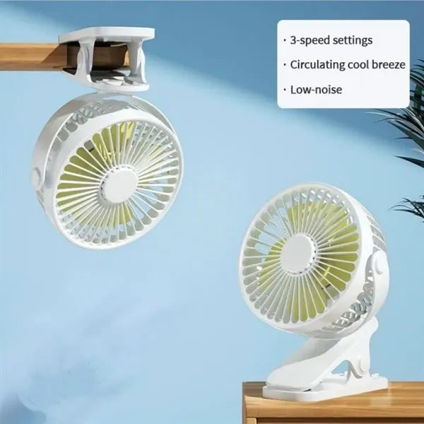 4 Inch USB Rechargeable Clip On Fan