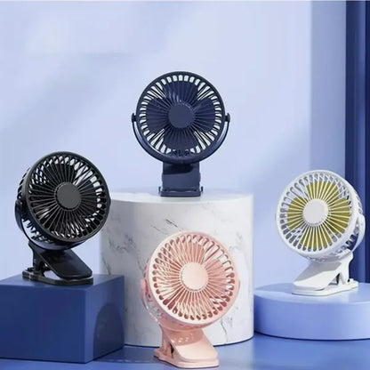 4 Inch USB Rechargeable Clip On Fan