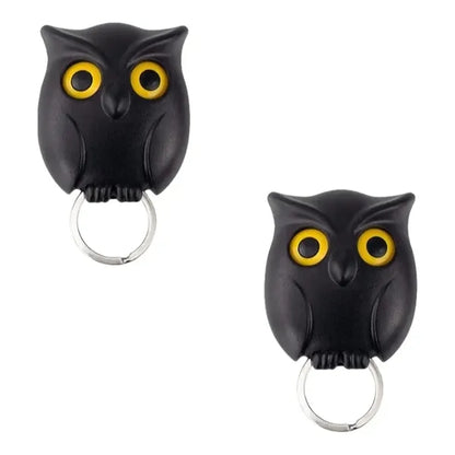 Owl Key Hooks with Adhesive Tape