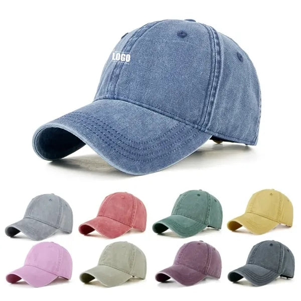 Classic Unisex Washed Cotton Baseball Cap
