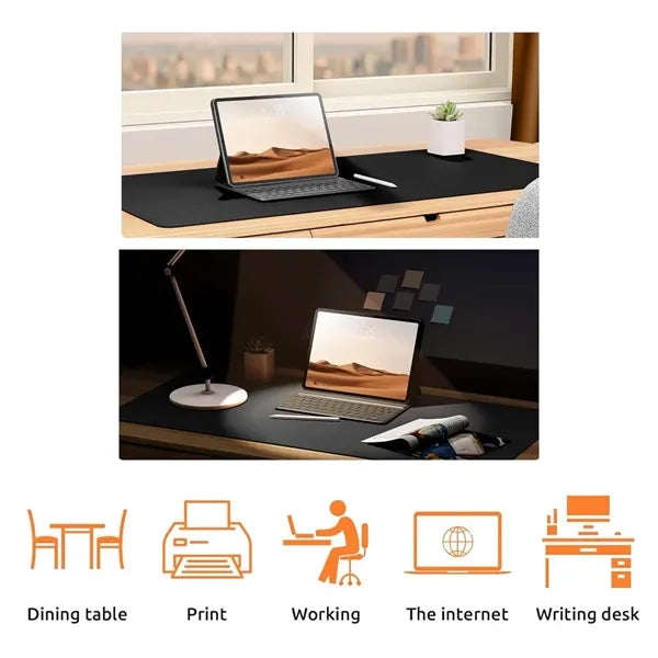 Dual-Sided Desk Mat for Keyboard and Mouse