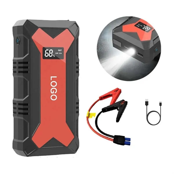 Portable Car Jump Starter Battery Charger Power Bank with LE