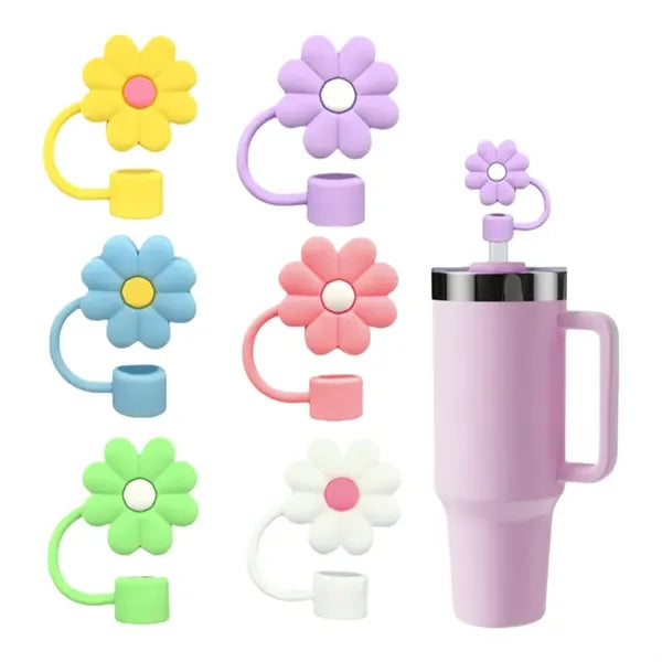 Cute Silicone Straw Covers