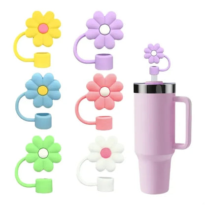 Cute Silicone Straw Covers