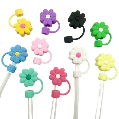 Cute Silicone Straw Covers