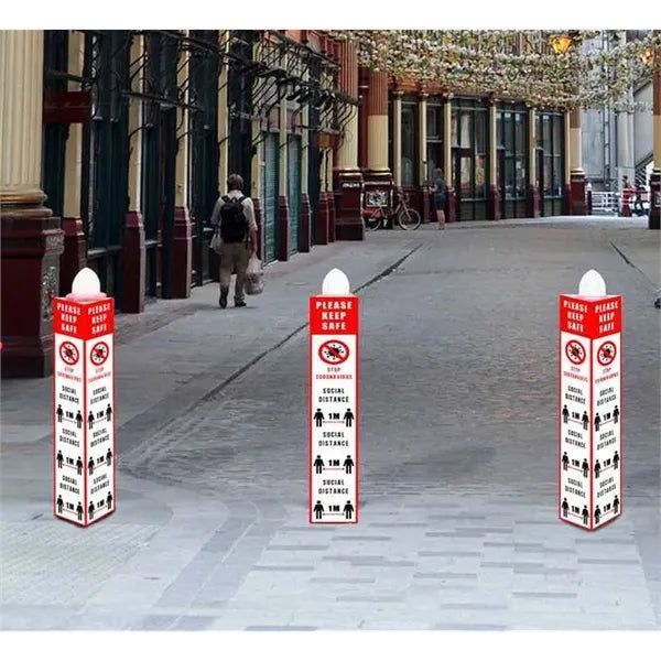 Bollard Covers - Triangle (3 Sided - 7" x 36")