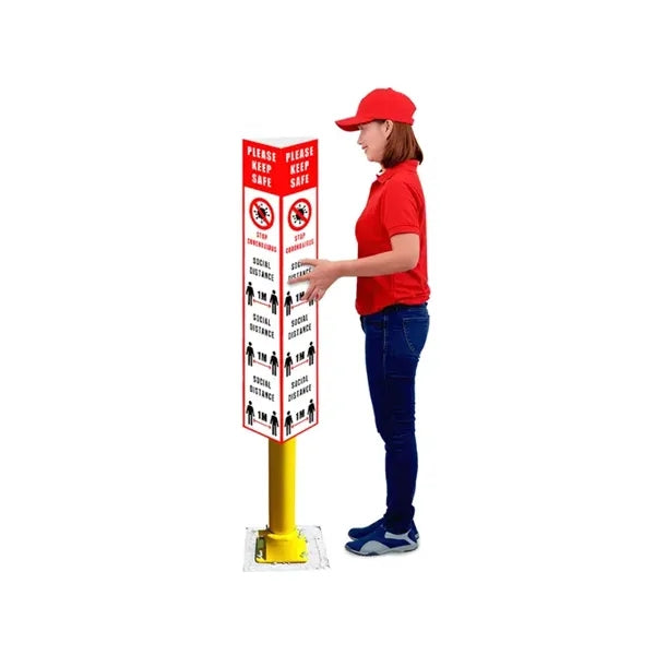 Bollard Covers - Triangle (3 Sided - 7" x 36")