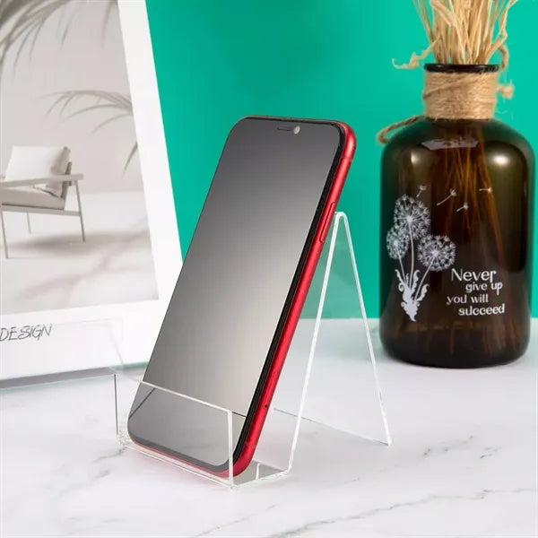 Display Stand with Wall Shelf, Acrylic Tablet Phone Holder.