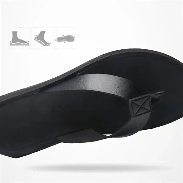Leisure Large Zize Soft Bottomed Beach Flip Flops