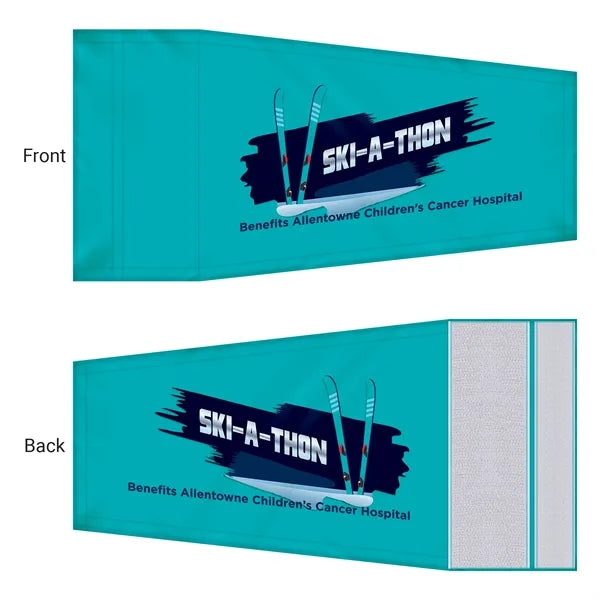 9" X 6" Double Sided Tapered Ski Pole Flag