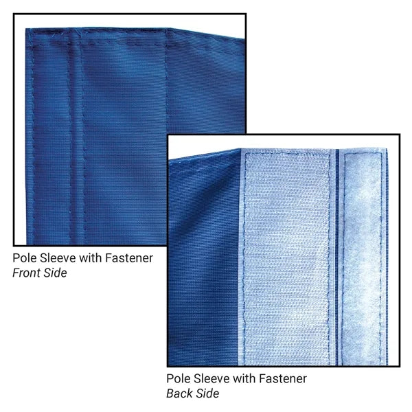 9" X 6" Double Sided Tapered Ski Pole Flag