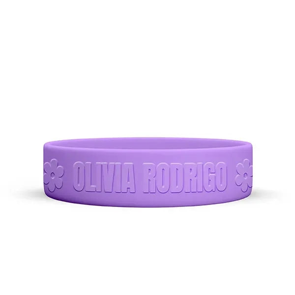 Embossed 3/4 inch Wristband