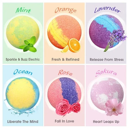 Bath Bombs Gift Set for Women and Kids