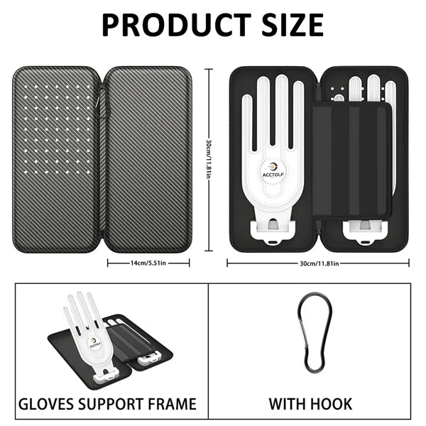 Portable Golf Glove Caddy Case