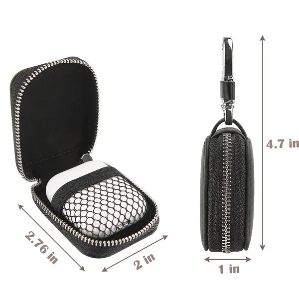 PU Leather Earbuds Carrying Case