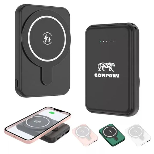 5000mah Magnetic Wireless Charging Power Bank