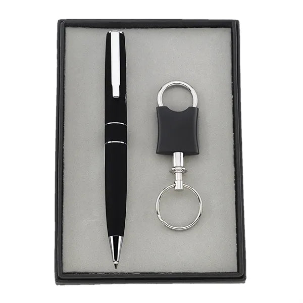 Pen & Valet Keychain Gift Set