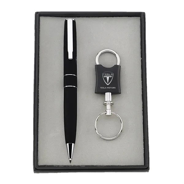 Pen & Valet Keychain Gift Set