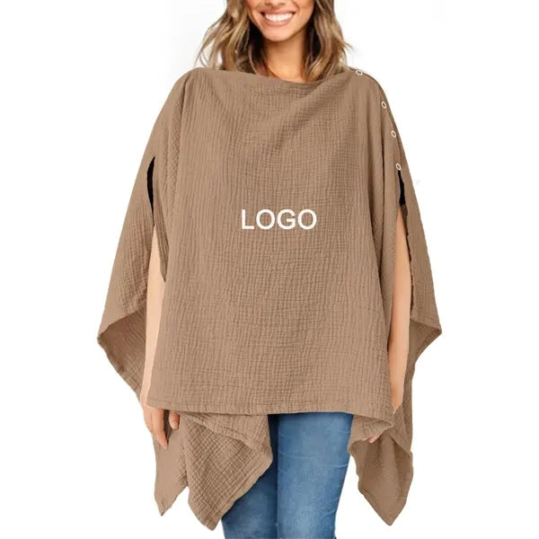 Double Layers Private Nursing Shawl