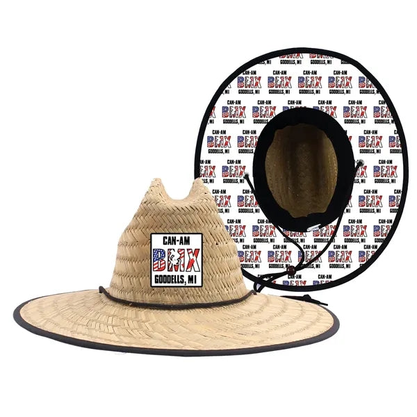 Wide Brim Lifeguard Beach Sun Straw Hat