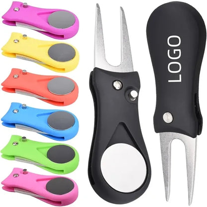 Stainless Steel Ball Fork Divot Repair Tool