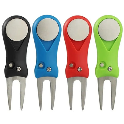 Stainless Steel Ball Fork Divot Repair Tool
