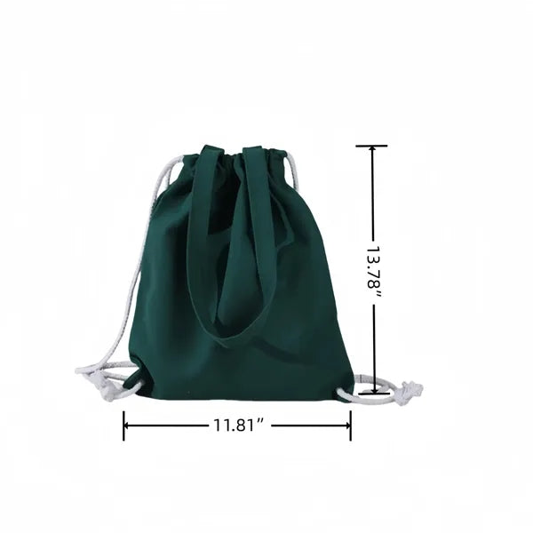 2 in 1 drawstring portable thickened sports fitness bags